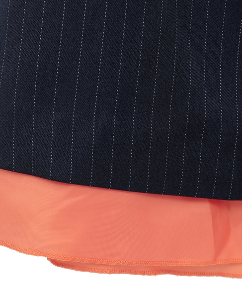 フロントジップミディ丈スカート 詳細画像 ネイビー 14