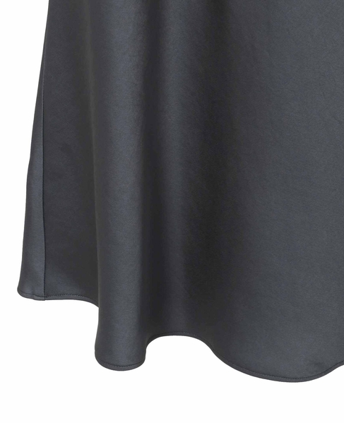 バイアスフレアーサテンスカート 詳細画像 チャコールグレー 13