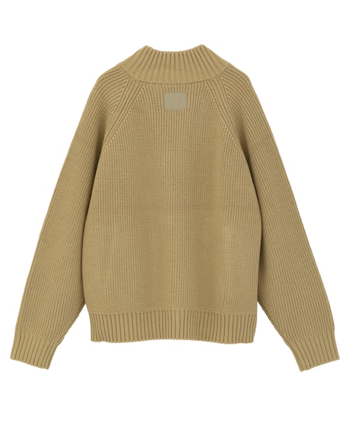 バルキージップ付ニット 詳細画像 ベージュ 12