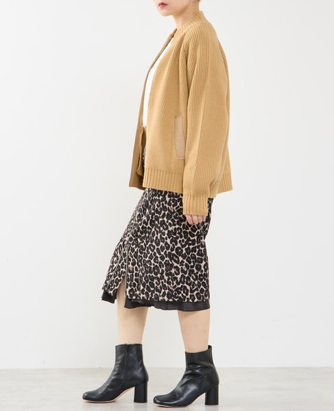 バルキージップ付ニット 詳細画像 ベージュ 7