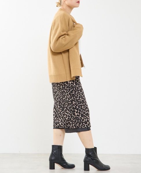 バルキージップ付ニット 詳細画像 ベージュ 9