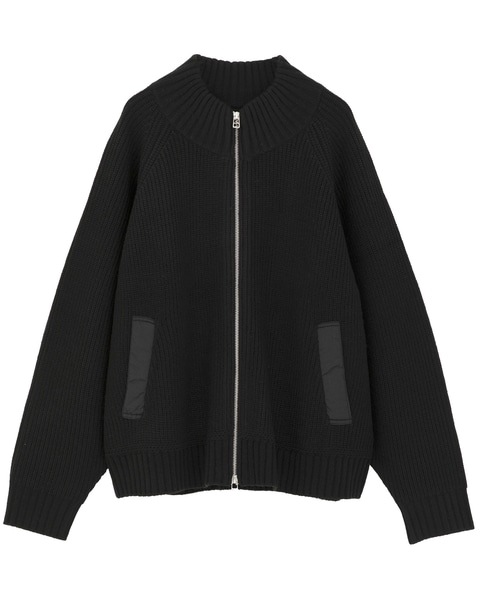 バルキージップ付ニット 詳細画像 ブラック 11