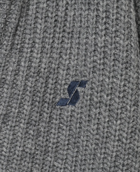 フード付きニットカーディガン 詳細画像 トップグレー 16