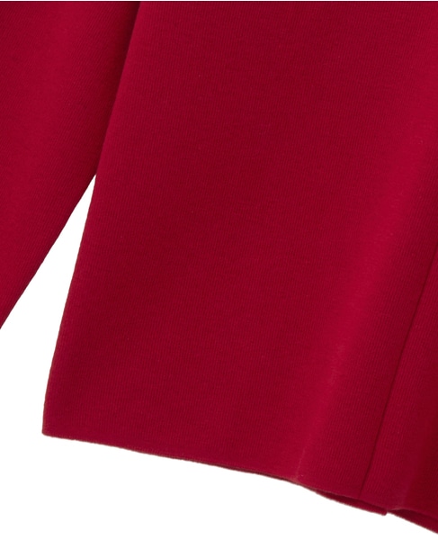 オフショルダーVネックニット 詳細画像 レッド 5