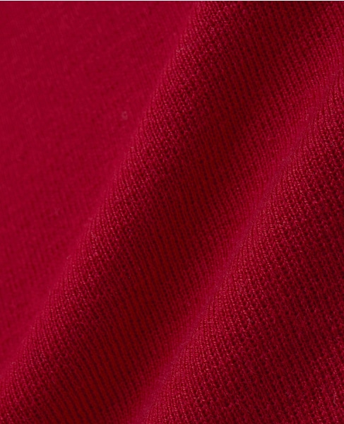 オフショルダーVネックニット 詳細画像 レッド 7