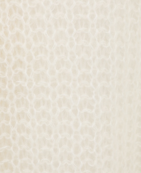 ローゲージシアーモヘヤ混ニットプルオーバー 詳細画像 オフホワイト 12