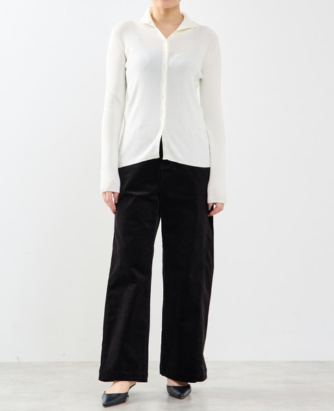 釦開きタートルニット 詳細画像 オフホワイト 5