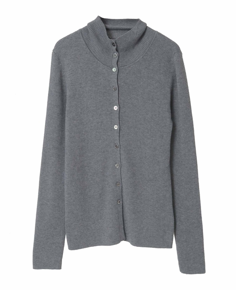 釦開きタートルニット 詳細画像 トップグレー 10