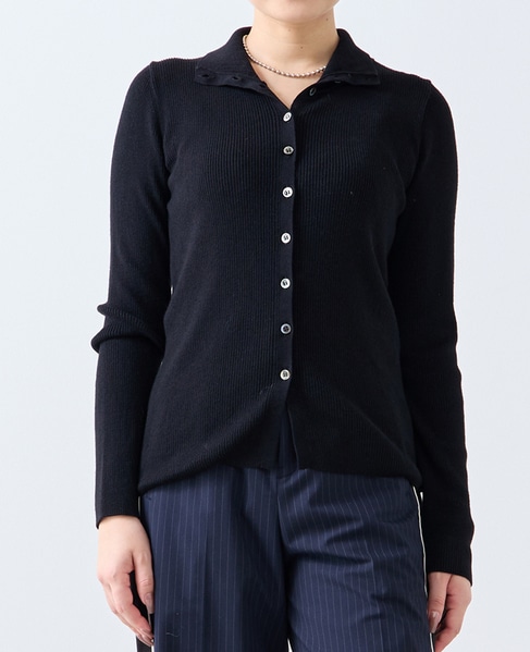釦開きタートルニット 詳細画像 ブラック 1