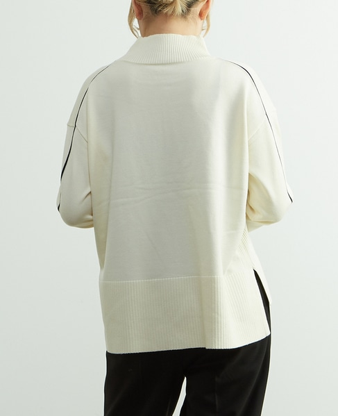 ライン入りニット 詳細画像 オフホワイト 3