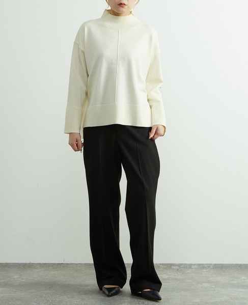 ライン入りニット 詳細画像 オフホワイト 4