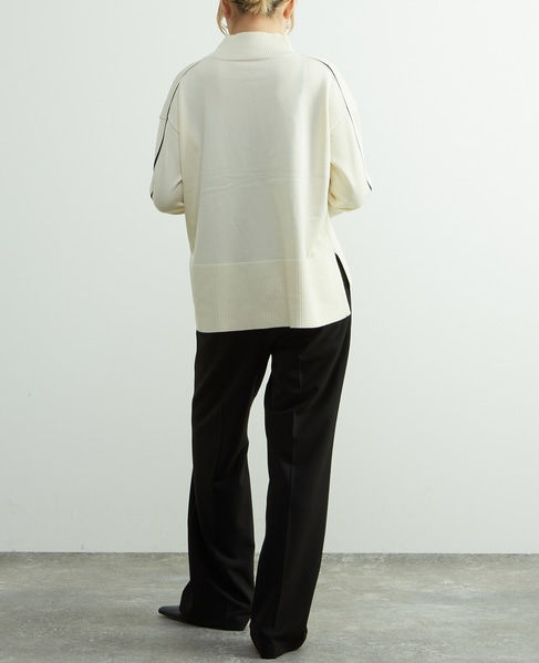 ライン入りニット 詳細画像 オフホワイト 7