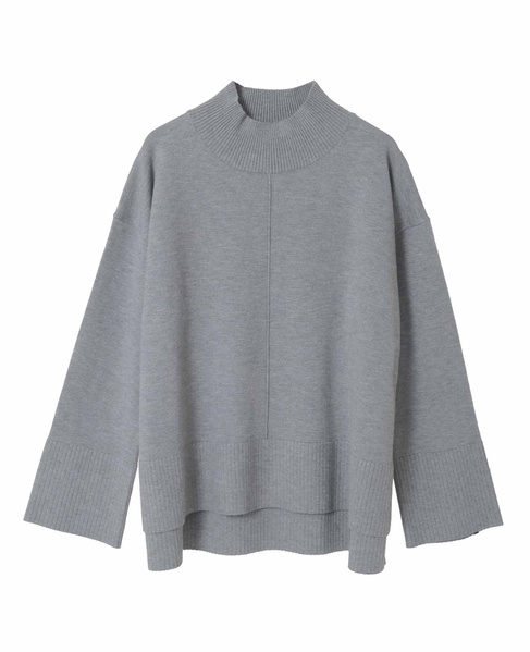 ライン入りニット 詳細画像 トップグレー 8