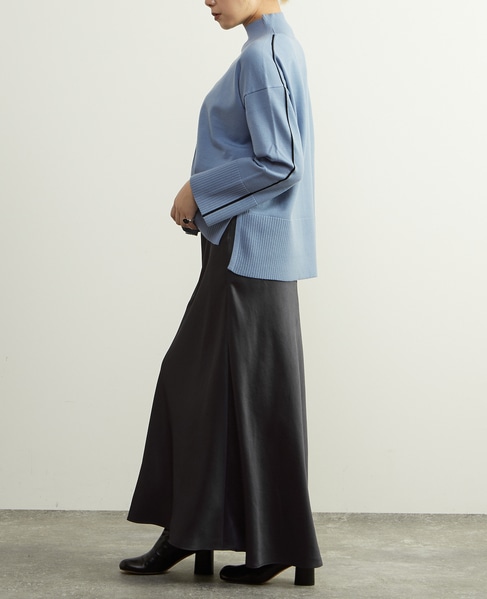 ライン入りニット 詳細画像 ブルーグレー 6