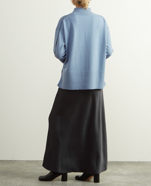 ライン入りニット 詳細画像 ブルーグレー 8