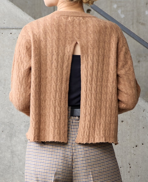 【A_/エース】ケーブルバックスリット 詳細画像 キャメル 2