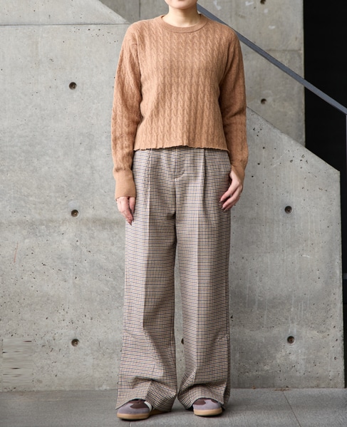 【A_/エース】ケーブルバックスリット 詳細画像 キャメル 4