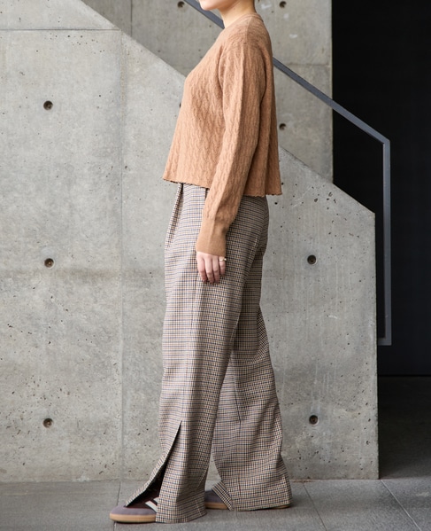 【A_/エース】ケーブルバックスリット 詳細画像 キャメル 7