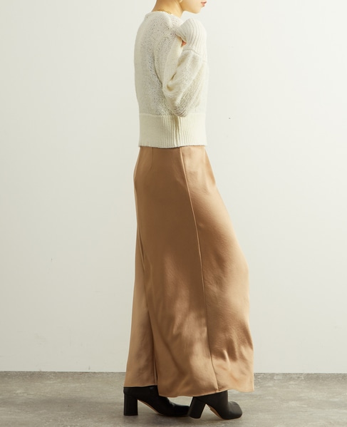 リボンヤーンプルオーバーニット 詳細画像 オフホワイト 8