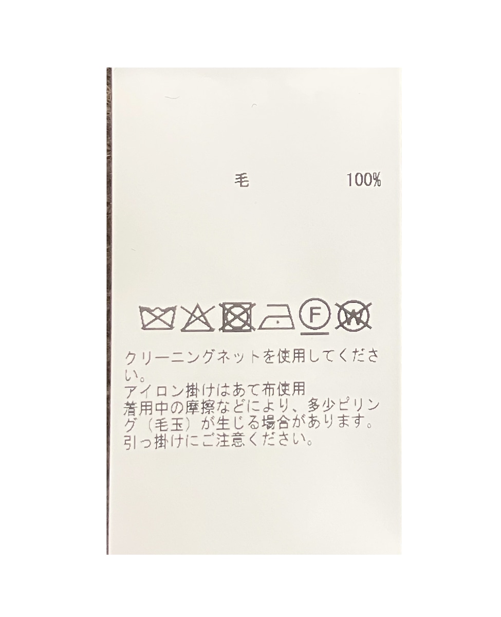 【A_/エース】ウールジッププルオーバー 詳細画像 ブラウン 10
