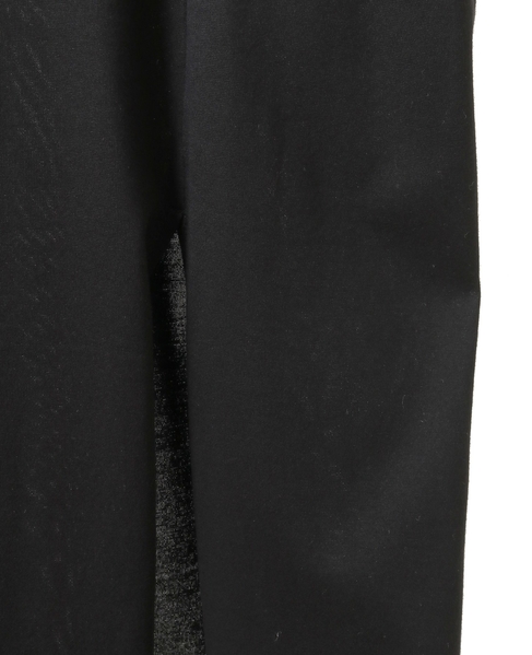 ノースリーブ深スリットカットソーワンピース 詳細画像 ブラック 12