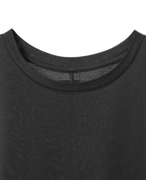 ノースリーブ深スリットカットソーワンピース 詳細画像 ブラック 9