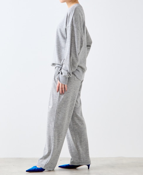 【A＿/エース】ウールスムースパンツ 詳細画像 グレー 4