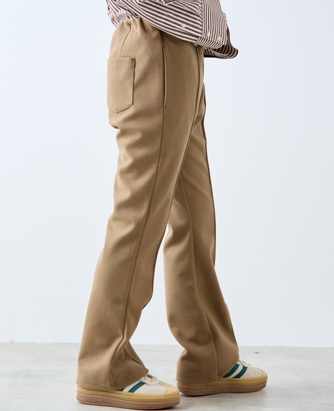 【A_/エース】起毛ジャージパンツ 詳細画像 カーキ 6