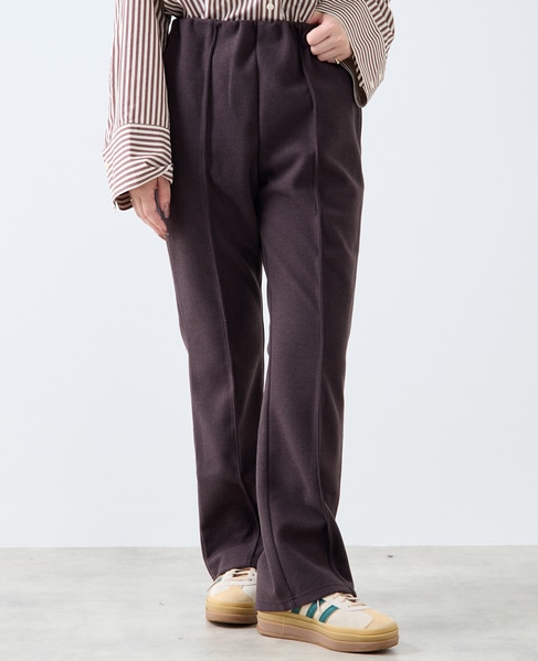 【A_/エース】起毛ジャージパンツ 詳細画像 ブラウン 2