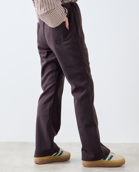 【A_/エース】起毛ジャージパンツ 詳細画像 ブラウン 3