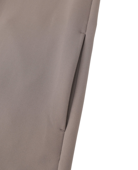 《定番》ノーカラータックスリーブコート 詳細画像 モカ 15