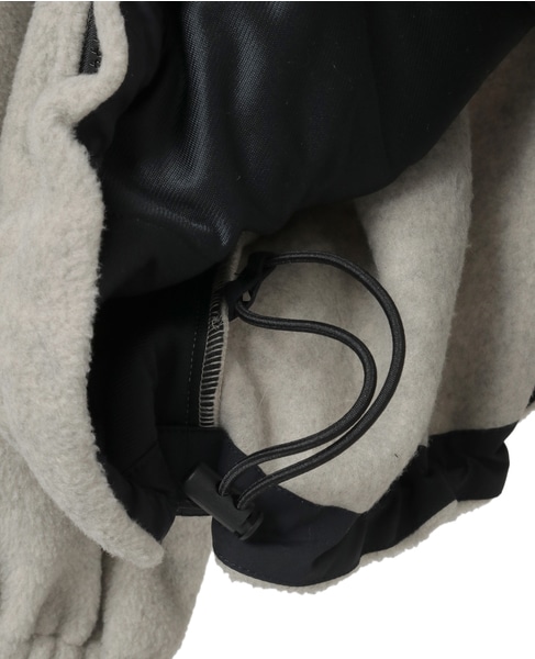 ジップ付きオーバーサイズフリースブルゾン 詳細画像 ライトグレー 6