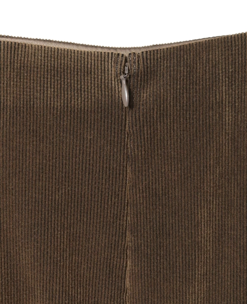 フロッキーチュールストレッチスカート 詳細画像 カーキ 15