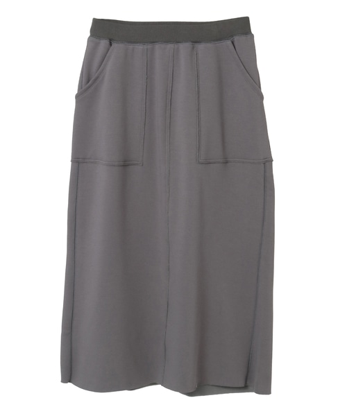 【nota della mano sinistra（ノータ デラ マノ シニストラ）】ポケット付ロングスカート 詳細画像 チャコールグレー 18