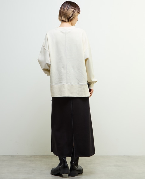 【nota della mano sinistra（ノータ デラ マノ シニストラ）】ポケット付ロングスカート 詳細画像 ブラック 10