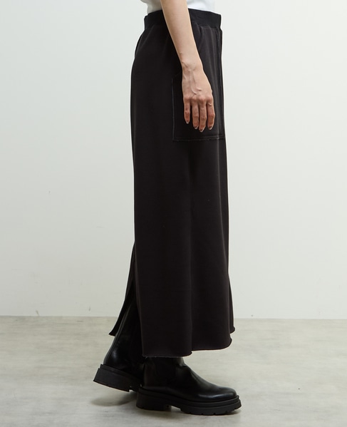 【nota della mano sinistra（ノータ デラ マノ シニストラ）】ポケット付ロングスカート 詳細画像 ブラック 12