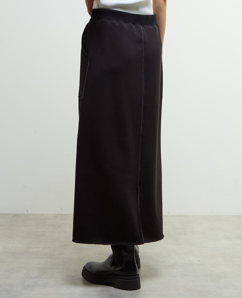 【nota della mano sinistra（ノータ デラ マノ シニストラ）】ポケット付ロングスカート 詳細画像 ブラック 15