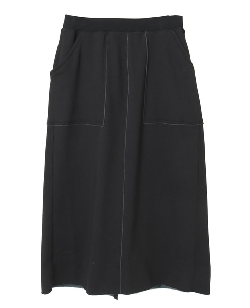 【nota della mano sinistra（ノータ デラ マノ シニストラ）】ポケット付ロングスカート 詳細画像 ブラック 17