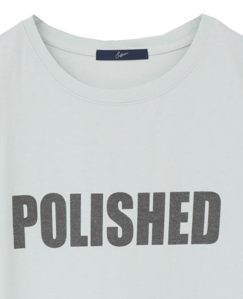 【定番型】ロゴプリント製品染ビックTシャツ 詳細画像 ミント 3