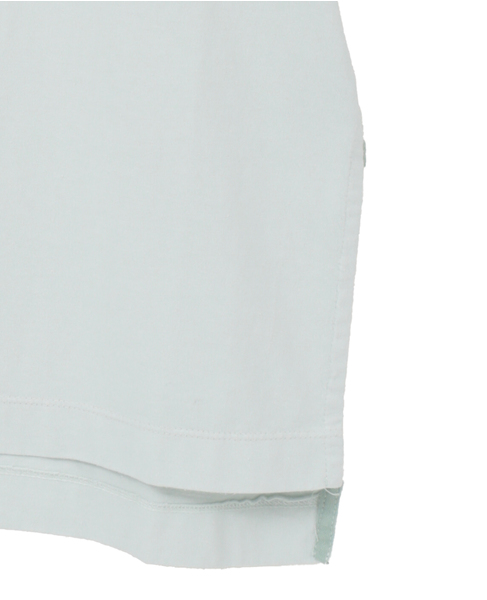 【定番型】ロゴプリント製品染ビックTシャツ 詳細画像 ミント 5