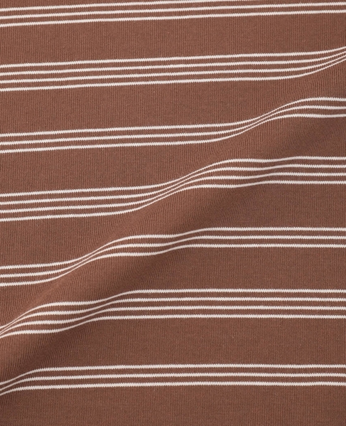 コットンボーダー半袖Tシャツ 詳細画像 ブラウン系その他 13