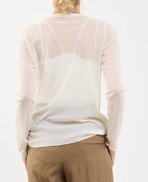 チュールシアープルオーバー 詳細画像 オフホワイト 3