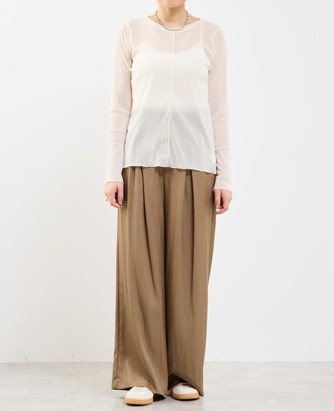 チュールシアープルオーバー 詳細画像 オフホワイト 4