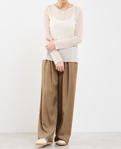 チュールシアープルオーバー 詳細画像 オフホワイト 5