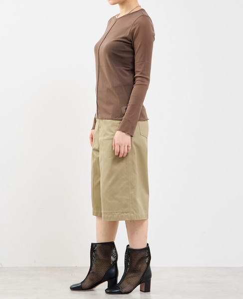 チュールシアープルオーバー 詳細画像 モカ 7