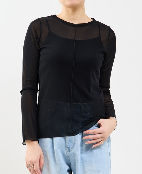 チュールシアープルオーバー 詳細画像 ブラック 1