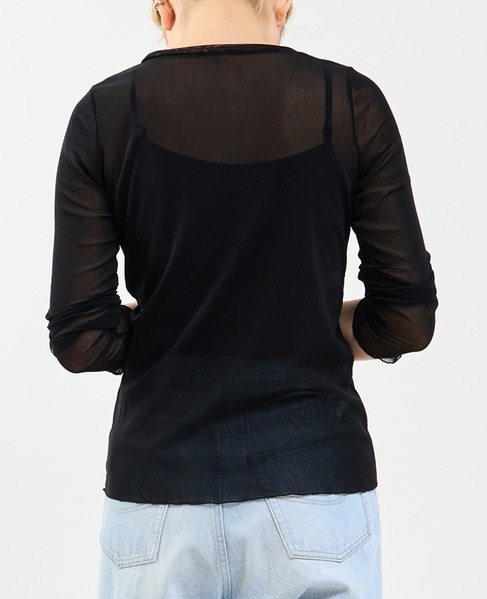 チュールシアープルオーバー 詳細画像 ブラック 3