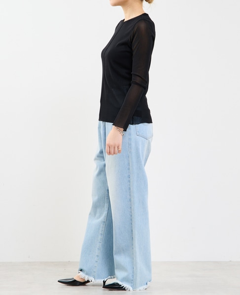 チュールシアープルオーバー 詳細画像 ブラック 5