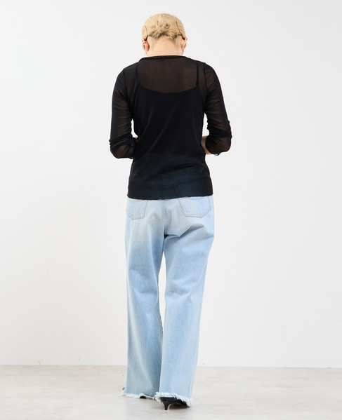 チュールシアープルオーバー 詳細画像 ブラック 8