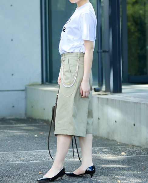 フロッキープリントTシャツ 詳細画像 オフホワイト 5